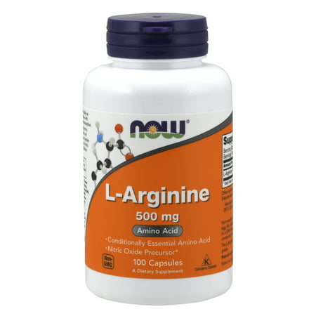 NOW Supplements, L-Arginine 500 mg, Amino Acid, 100 (Best Hydrochloric Acid Supplement)