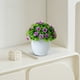 thumbnail image 1 of Plantas Artificiales De Plástico En Maceta 1 pieza de bonsái de flores artificiales moradas, arreglos florales de plástico para bodas, decoración del hogar y la sala de estar. Rkxzt, 1 of 9