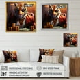 thumbnail image 4 of Designart Stylish Tiger Gambling I Canvas Wall Art, 4 of 5