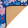 thumbnail image 3 of Yayeee Area Rugs for Living Room 5.2'x4' Non Slip Washable Bedroom Floor Carpet, Blue Daisy, 3 of 5