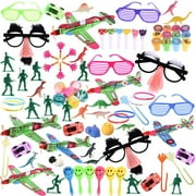 100 Pcs Party Favor Toy Assortment for Kids Party Favor, Birthday Party, Carnival Prizes, Pinata Fillers, Easter Egg Stuffers, Classroom Rewards F-161