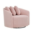 thumbnail image 4 of Beautiful Drew Accent Chair by Drew Barrymore, Pink Blush Boucle, 4 of 13