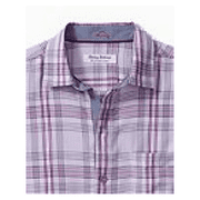 $118 Tommy Bahama Coconut Point Pinnacle Plaid IslandZone® Camp Shirt,M
