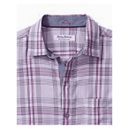 $118 Tommy Bahama Coconut Point Pinnacle Plaid IslandZone® Camp Shirt,M