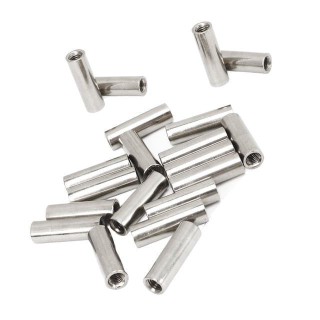 Jeu d'Écrous d'Accouplement Filetés, 20Pcs M5 Écrous d'Accouplement Filetés Femelles Portables Robustes pour Machine