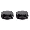 thumbnail image 1 of 8 Piezas Posavasos Redondos de Pizarra Negra Posavasos Hechos Una Mano para Bebidas, Bebidas, Copas de Vino, 1 of 5