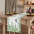 thumbnail image 2 of Table Runners 90 Inches Long Dress Scarves, Spring Botanical Farmhouse Coffee/Dining/Kitchen Table Runner for Living Room, Watercolor Leaves Flowers Birds Gray Wood 13x90 Inch, 2 of 9