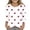 White, variant on lnmuld Cute Summer Tops Valentine's Day Floral Lace Blouse for Girls Featuring Ruffle Hem and Bow Detail Long Sleeve Party Wear Top Color:White,Size:3-4 Years