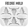 thumbnail image 2 of 6 Longhorn Freshie Mold Silicone Tray Bulk Wholesale  11.25" Wide x 8" Long x 1" Deep  Multiple Mold for Freshies, Epoxy, Soap  Aztec Bull Skull  Clear Freshie Heat Resistant Aroma Unscented Beads, 2 of 4