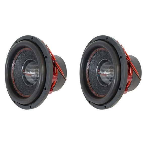American Bass HAWK 1244 12" Car Subwoofers, 3000W Max/1500W RMS, Dual 4 Ohm (Pair)