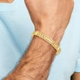 thumbnail image 2 of 14K Solid Yellow Gold Mens Link Chain Bracelet, 2 of 5