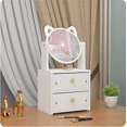 thumbnail image 3 of Makeup Organizer Cosmetic Storage Display Boxes With Mirror For Bathroom, Dresser, Vanity And Countertop, 3 of 3