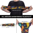 thumbnail image 5 of Lsque Dinosaurs in Space Cooling Arm Sleeves for Men & Women -Compression Sleeves to Cover Arms for Working,Sun Sleeves for UV Protection,Breathable, Moisture-Wicking, 5 of 8
