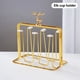 thumbnail image 5 of Juego de Portavasos de Hierro con Diseño de Nórdico, Soporte para Vasos, Escurridor, Bandeja de Vidrio Al Revés, 5 of 5