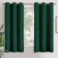 thumbnail image 1 of Cortinas opacas YoungStex, color verde esmeralda, 160 x 160 cm, 2 paneles, 1 of 8