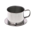 thumbnail image 3 of Stainless Steel Coffee Filter, Vietnamese Coffee Filter, Press-Type Drip Filters Cup, 3 of 7