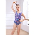 thumbnail image 3 of Aideaone Leotards for Girls Gymnastics Sparkly Kids Dance Unitard Biketards with Shorts 4-11Years, 3 of 5