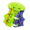 thumbnail image 1 of Chaleco De Natación Inflable Para Niños Y Niñas, Flotabilidad Para Kayak, Deportes Acuáticos, Navegación, Verde Y Azul azul verde, 1 of 8