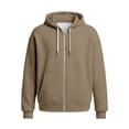 thumbnail image 5 of jiaxiM Waffle Knit Hoodies for Men Full Zip Sweatshirt Hooded with Pocket Loose Fit Drawstring Athletic Jackets, 5 of 5