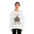 thumbnail image 3 of UFO Earth & Beyond XMas Unisex Heavy Blend™ Crewneck Sweatshirt, 3 of 7