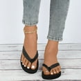 thumbnail image 4 of Zapatillas de mujer, zapatillas para mujer, zapatos casuales planos a la moda, chanclas, sandalias, zapatos para mujer Eva negro 37,Black, 4 of 5