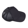 thumbnail image 3 of Gorra de béisbol Nikou negra ajustable ligera transpirable protección solar unisex, 3 of 15