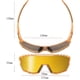 thumbnail image 3 of Gafas Deportivas GIEADUN para Ciclismo, Polarizadas para Ciclismo, Béisbol, Pesca, Esquí, Running y Golf (plateadas), 3 of 6