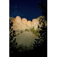 thumbnail image 2 of Lord, Fred 17x24 Gold Ornate Wood Framed with Double Matting Museum Art Print Titled - SD, The Mount Rushmore at night, 2 of 4
