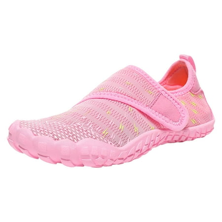

Zhuashum Kid Shoes For Girls Casual Wading Shoes Fashionable Outdoor Beach Swimming Running Sneakers Pink Relax Fit Running Shoes 11-11.5 Years