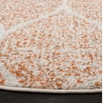 thumbnail image 3 of SAFAVIEH Madison Leighton Geometric Area Rug, Cream/Orange, 5'3" x 5'3" Round, 3 of 10