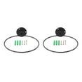 thumbnail image 3 of Destyer Basketball Ball Hand Holder Wall Mount Display Metal Storage Rack Black 18cm 2Set, 3 of 6