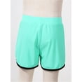 thumbnail image 6 of Alvivi Kids Girls 3 Piece Tankini Swimsuit Crop Top Bottom Shorts Bathing Suit, 6 of 7