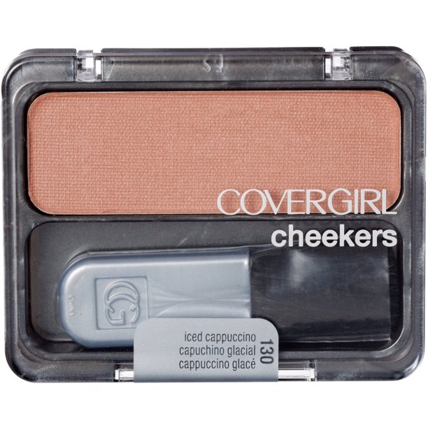 CoverGirl Cheekers Blush, Iced Cappuccino, 0.12 oz (Pack of 2