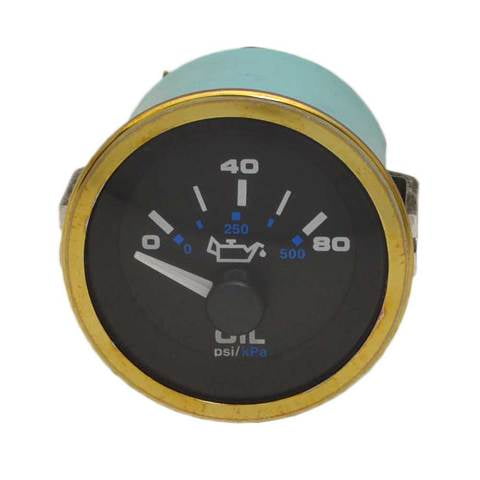 Teleflex Boat Oil Pressure Gauge 62409 | Premier Pro Gold Series