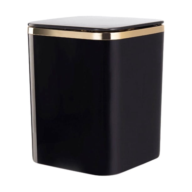Contenedor de Basura Compacto Wosthever Montado en la Pared Negro