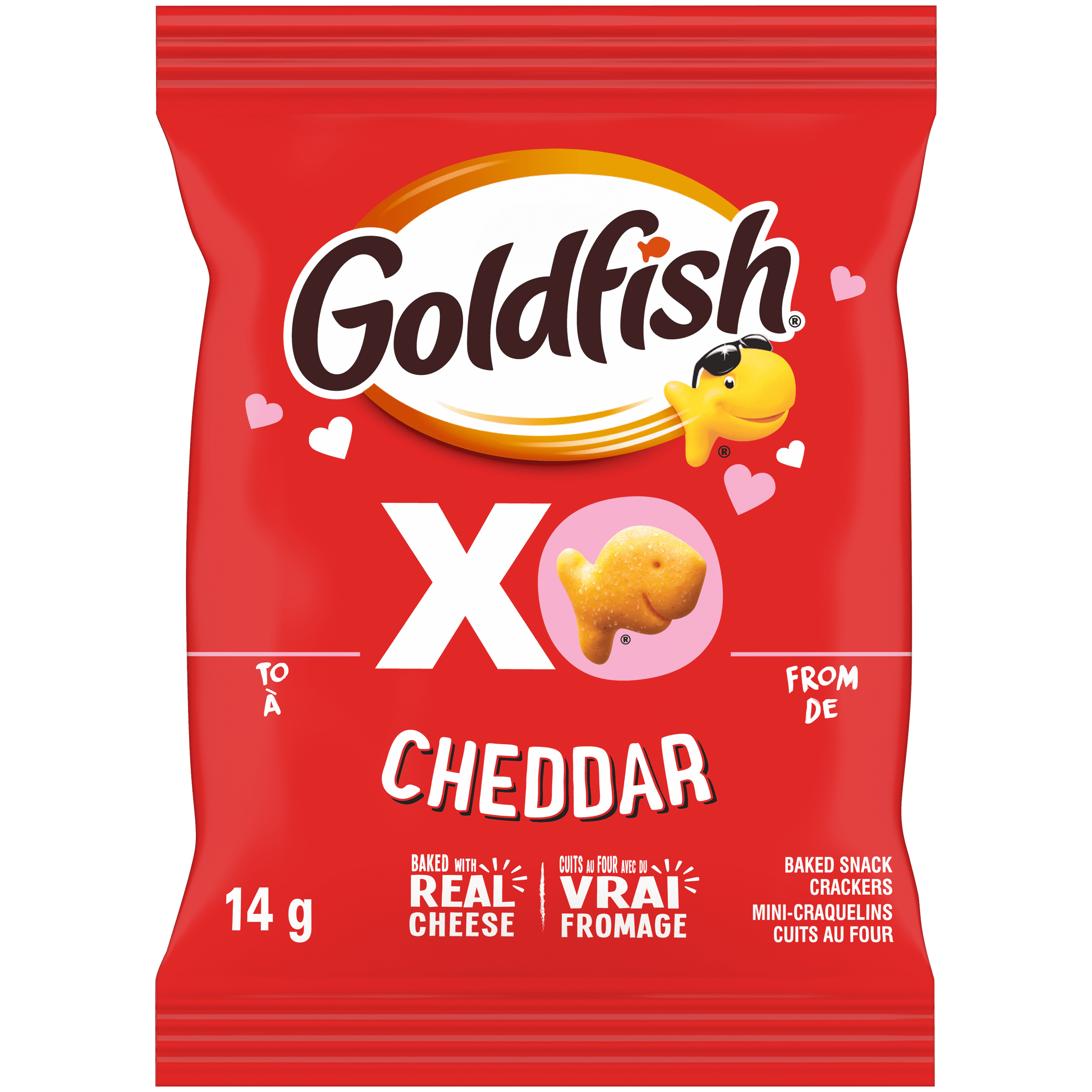 Goldfish® Cheddar Crackers, Valentine's Multipack LTO (40 x 14g)