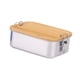 thumbnail image 4 of Caja de conservación de alimentos Soledad 850 ml Tapa de bambú acero inoxidable, 4 of 10
