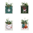 thumbnail image 3 of Decoración colgante de Navidad, adorno de vacaciones de tamaño pequeño, colgante interesante de Navidad, colgantes para festivales, accesorios Kits de decoración para fiestas alce blanco Billuyoard HA069390-04, 3 of 6