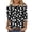 Black2, variant on Womens Halloween Graphic Tees Crew Neck 3/4 Sleeve All Over Ghost Spider Web Print Loose Casual Pullover Tops