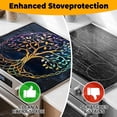 thumbnail image 6 of Stove Top Cover for Home Decoration Kitchen Pad Non-Stick Washable Cooktop Covers Countertop Protector Keep Stove Clean 28"x20" (Tree of Life), 6 of 7