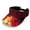 Artistic Water and Fire Design, variant on HELLHERO Golf Ball Pattern Breathable Sun Visor Cap for Golf Walk, UV Protection Comfortable Empty Top Sun Visor Cap