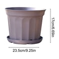 thumbnail image 3 of AUNVITO Vintage Ceramic Planter 6 x 6 Inch, Breathable Pot for Plants, Home Decor, with Drainage Hole, for Indoor and Outdoor Use, Rustic Style, 3 of 6