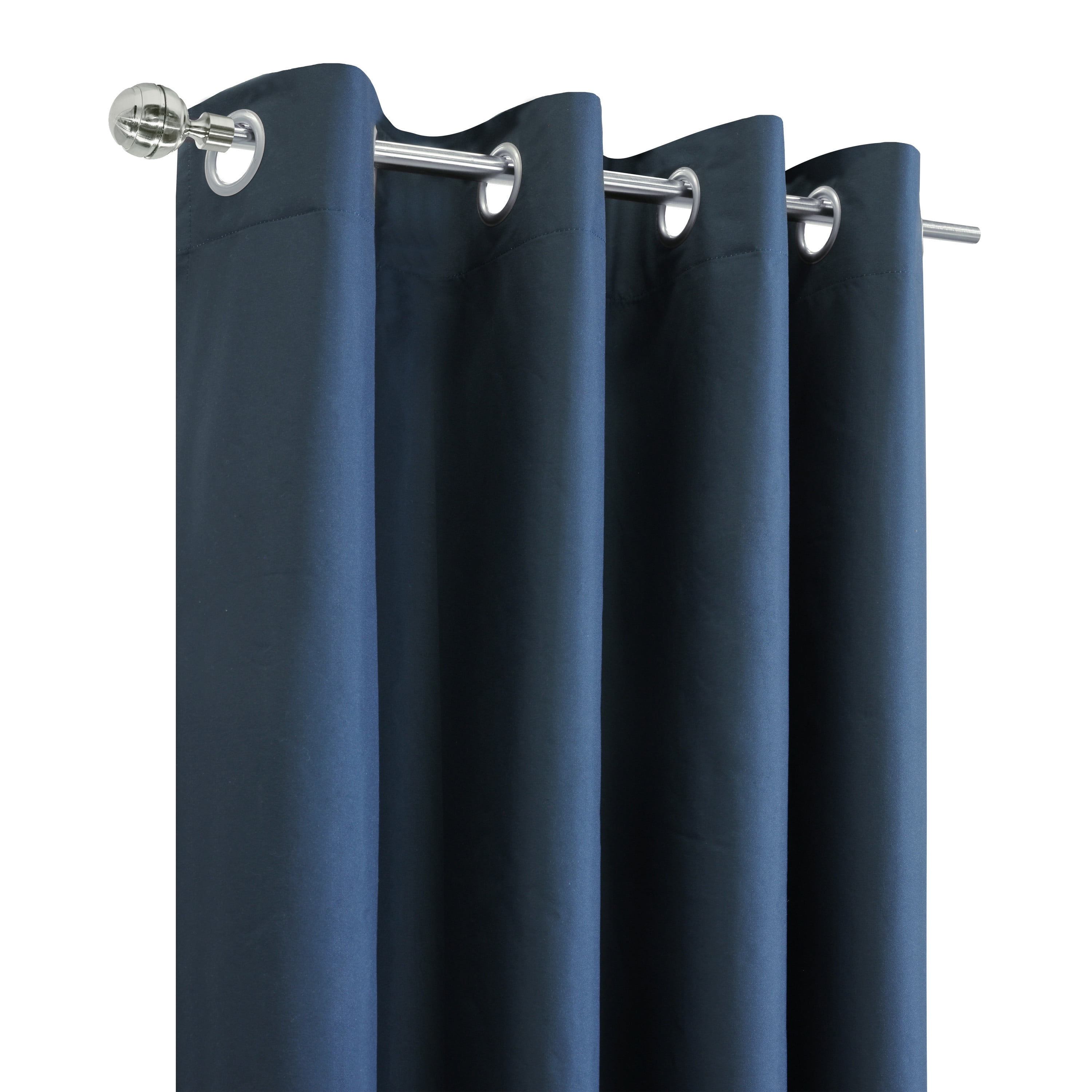 Loft Living Augustow Blackout Grommet Indoor Curtain 52 x 108 in Navy