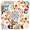 2A, variant on cartoon Squirrel Theme Stickers, Waterproof Squirrel Theme Sticker for Water Bottle Laptop Phone Cases Planner Skateboard Luggage Helmet Party Favor Decor, Ideal for Adults Teens Teacher Rewards
