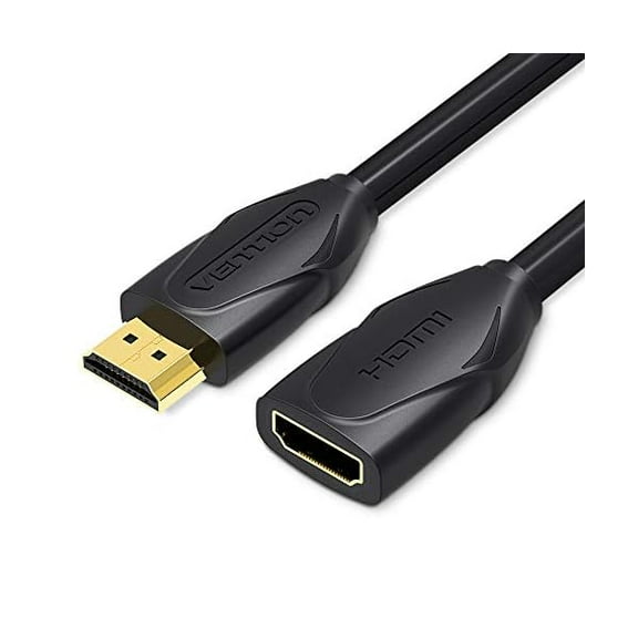 HDMI Extension Cable 6.6FT, 4K HDMI Extender Male to Female Cable Compatible with TV Roku Laptop Xbox Blu-Ray PS5/PS4 Switch