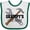 White and Green, variant on Inktastic Grampy Grandpa's Little Helper Boys Baby Bib