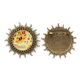thumbnail image 1 of Pin de gancho de metal vintage con forma de sol Unbranded hoja de tomate Pizza Italia, 1 of 3