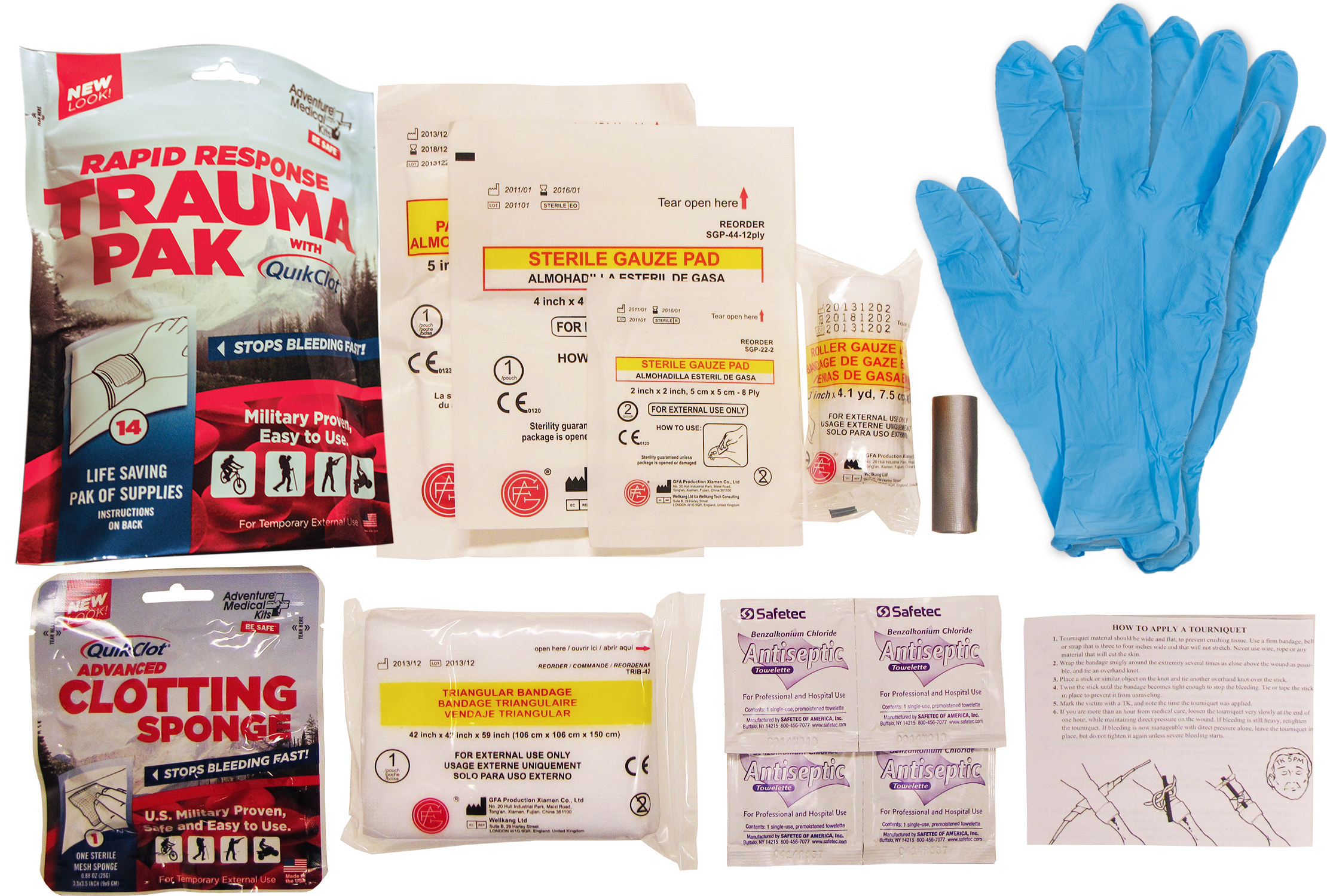 Adventure Medical Kits Rapid Response Trauma Pak With Quikclot