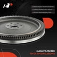 thumbnail image 3 of A-Premium Clutch Flywheel Compatible with Toyota Yaris 2007-2018 Echo 2000-2005 & Scion xB xA 2004-2006 1.5L Manual Transmission 6 Bolt Holes 106 Teeth Replace# 13405-21030, 3 of 9