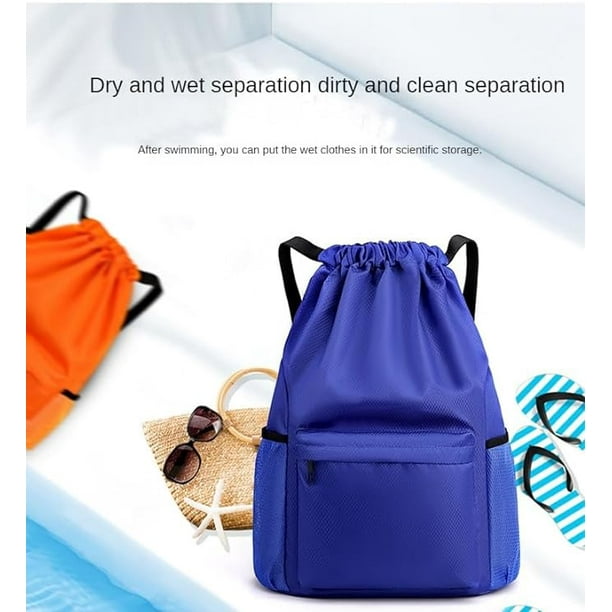Drawstring Bag, Lightweight String Backpack with Water Bottle